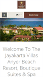 Mobile Screenshot of anyer.jayakartahotelsresorts.com