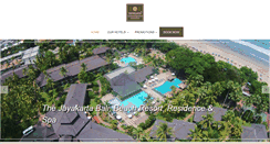 Desktop Screenshot of jayakartahotelsresorts.com